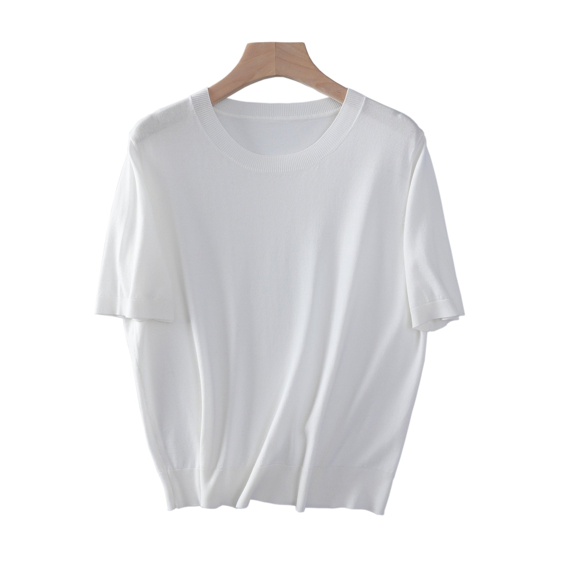 LUSSO Lyocell T-Shirt - Milafashion-se.com