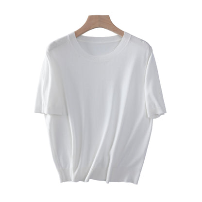 LUSSO Lyocell T-Shirt - Milafashion-se.com