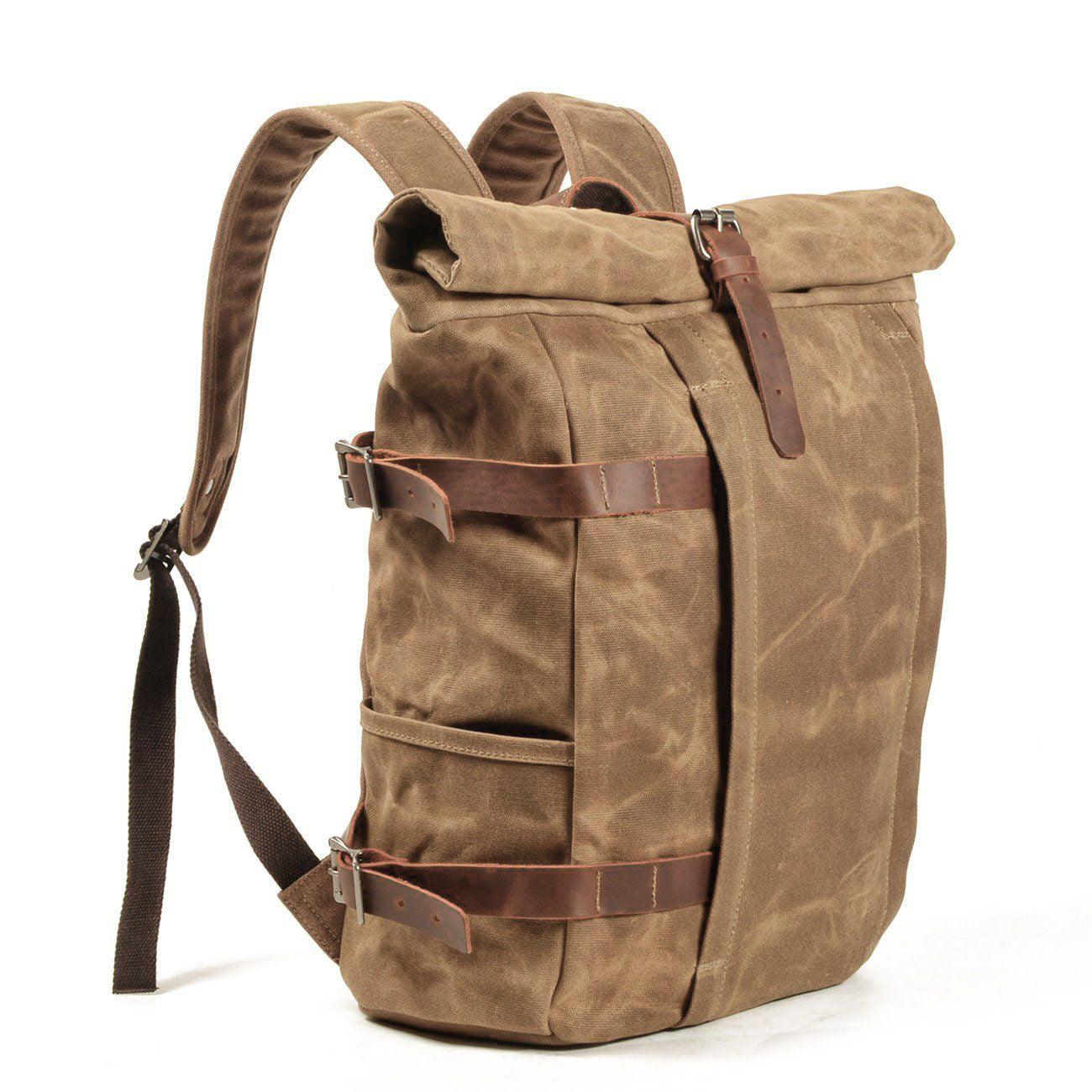 Svensson™ | Canvas Motorcykelryggsäck - Milafashion-se.com