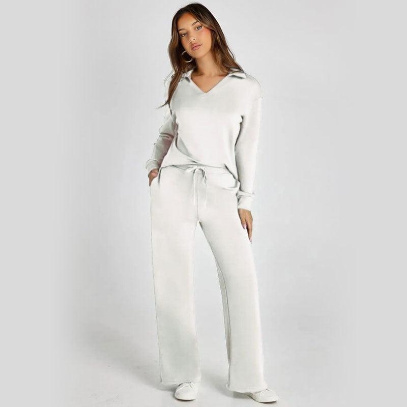 Luna Lounge Set – 2-delat mjukisset för kvinnor. - Milafashion-se.com