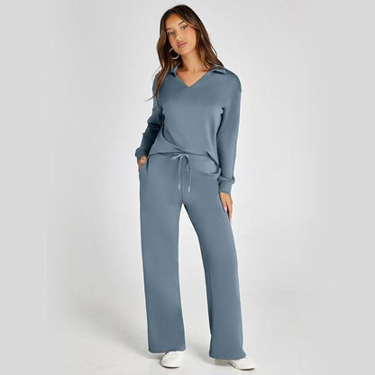 Luna Lounge Set – 2-delat mjukisset för kvinnor. - Milafashion-se.com
