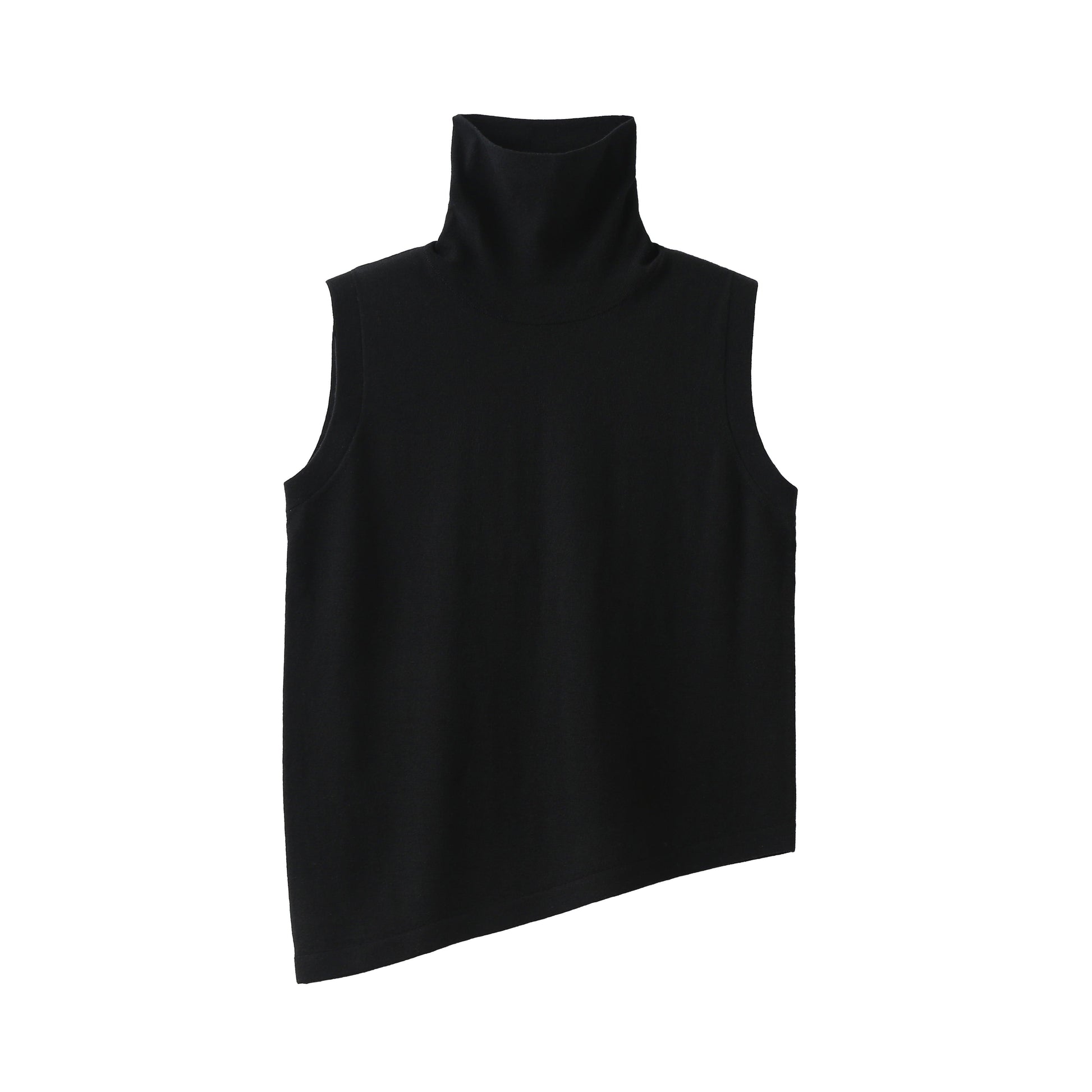LUSSO Acrilico Crop Turtleneck Sweater - Milafashion-se.com