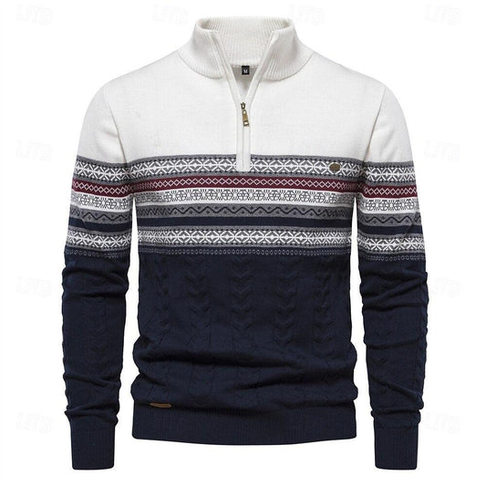 Melvin™ | Tröja med Halvdragkedja - Milafashion-se.com