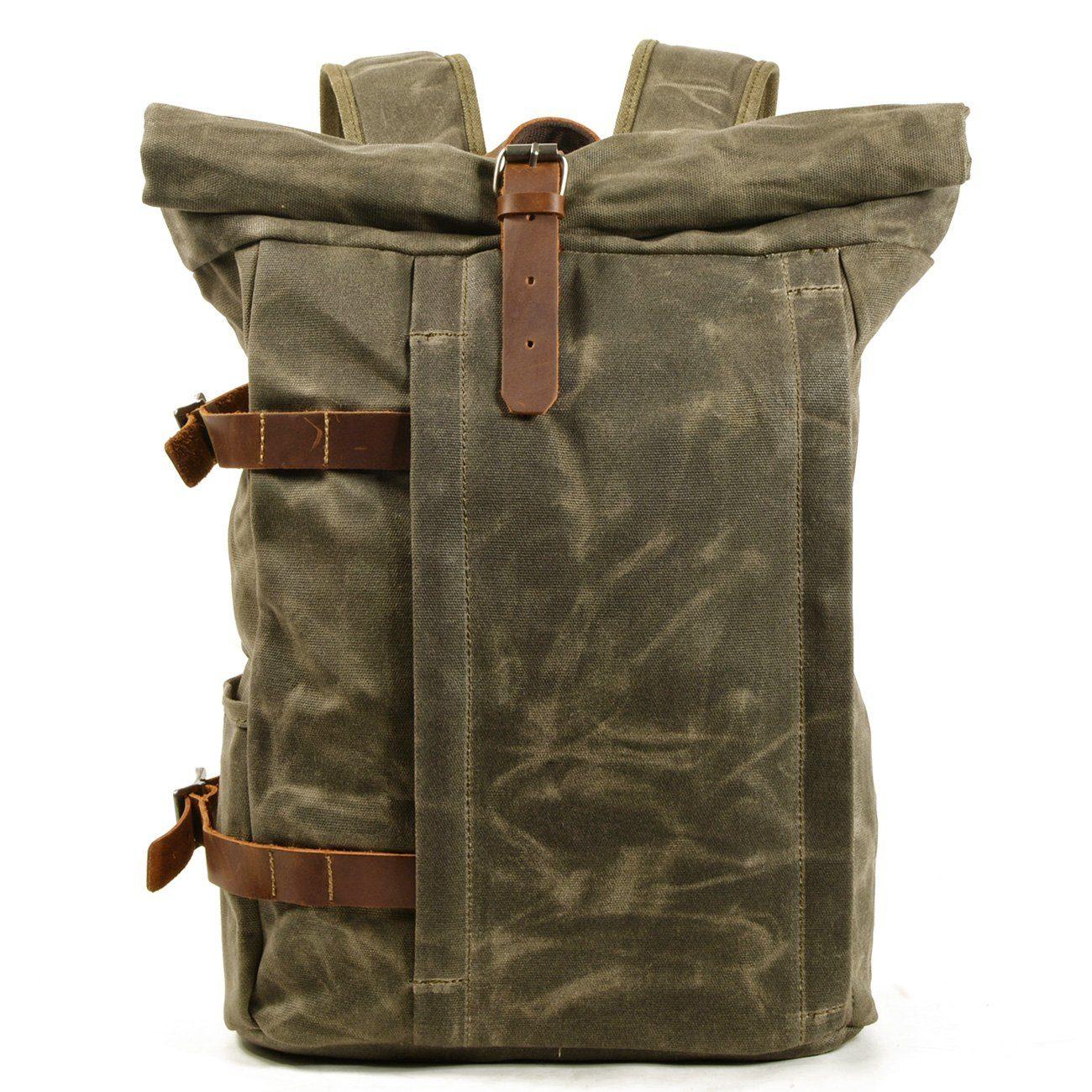 Svensson™ | Canvas Motorcykelryggsäck - Milafashion-se.com