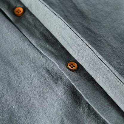 Herrskjorta "Aokaze" i japansk stil - Milafashion-se.com