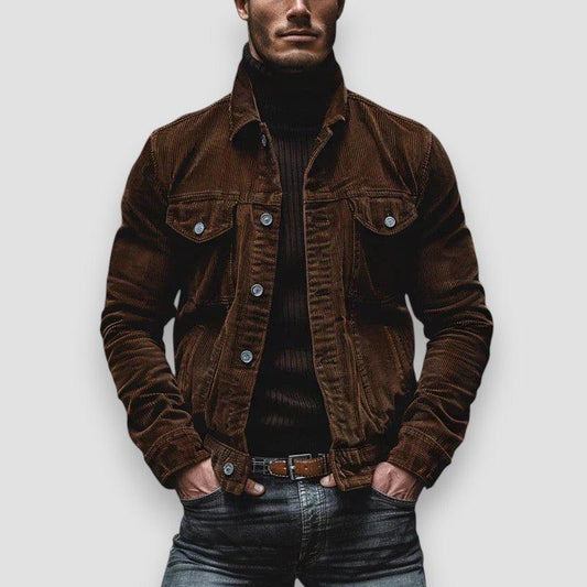 Sven™ | Retro Cordjacka - Milafashion-se.com