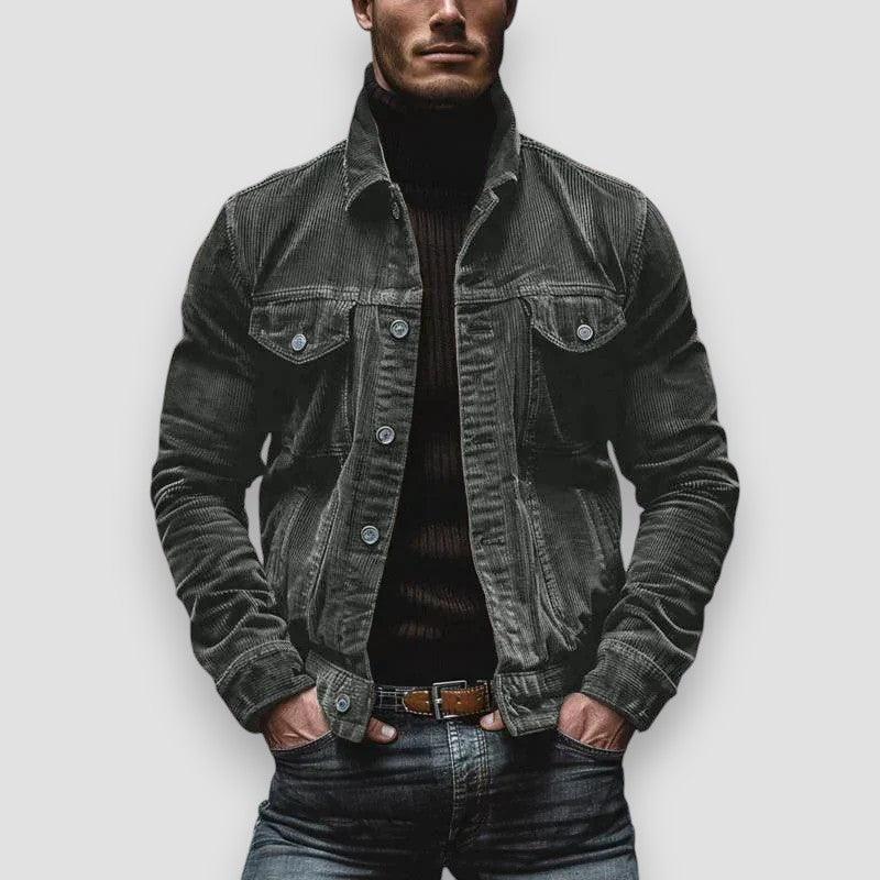 Sven™ | Retro Cordjacka - Milafashion-se.com