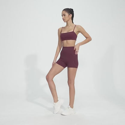 Hearuisavy 2Pcs Sports Suit Women Quick Drying Yoga Clothing Gym Bra Short Workout Set Women Casual Hight Waist Flared Pants