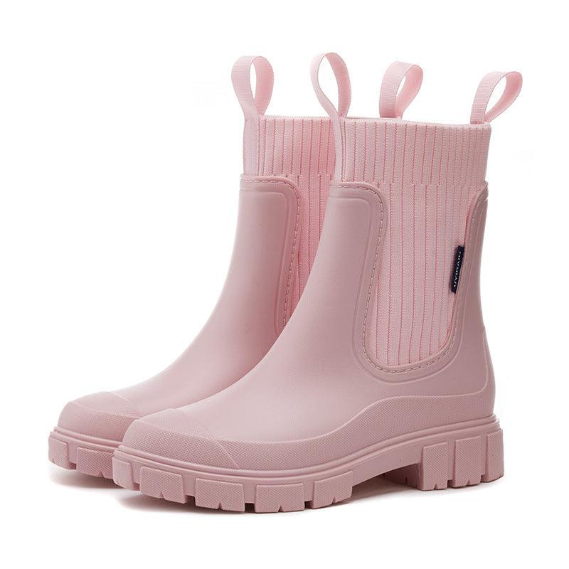Vattentäta Halkfria Boots med Tjock Sula i Mellanlängd🎁Tidig julförsäljning - 49% rabatt🎅 - Milafashion-se.com