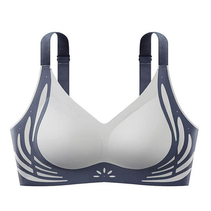 ✨REA 50% RABATT✨Clash of colours icke-märkande anti-gravity lift bygelbehå utan stålring som samlar behån - Milafashion-se.com