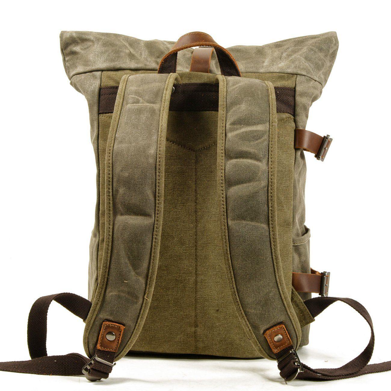 Svensson™ | Canvas Motorcykelryggsäck - Milafashion-se.com